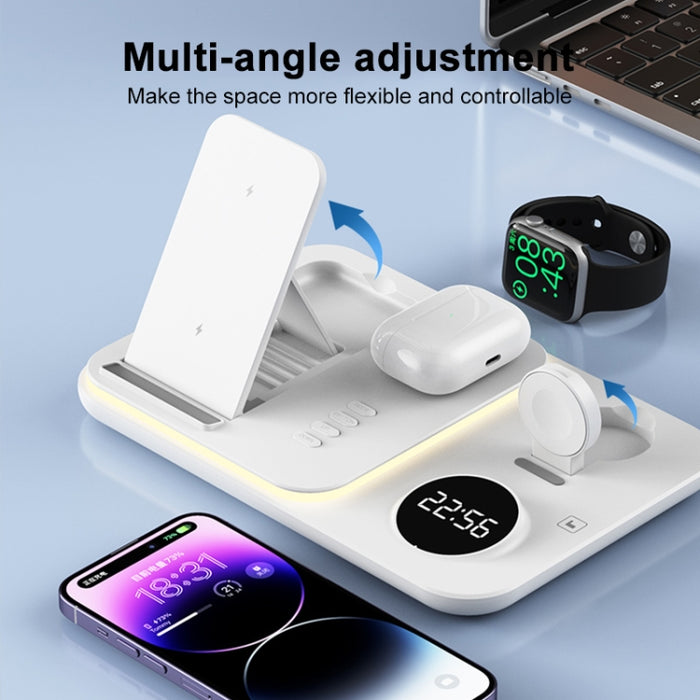 Cargador inalámbrico multifuncional 4 en 1 de 30 W