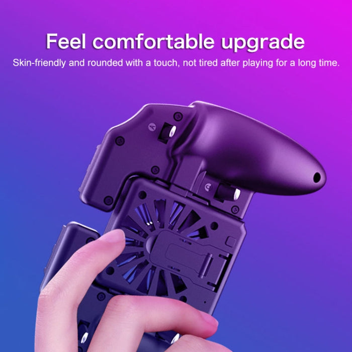 AK77 4000mAh Edición de batería Enlace de seis dedos Gamepad multifunción para teléfono móvil con soporte, adecuado para teléfonos móviles de 4,7 a 6,5 pulgadas