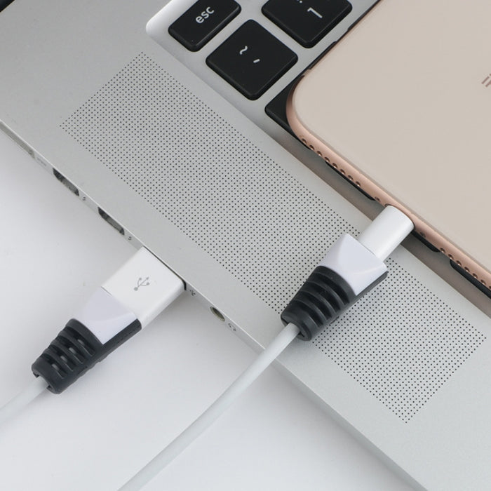 2 PCS Anti-rotura Cable de carga USB Winder Funda protectora Funda protectora
