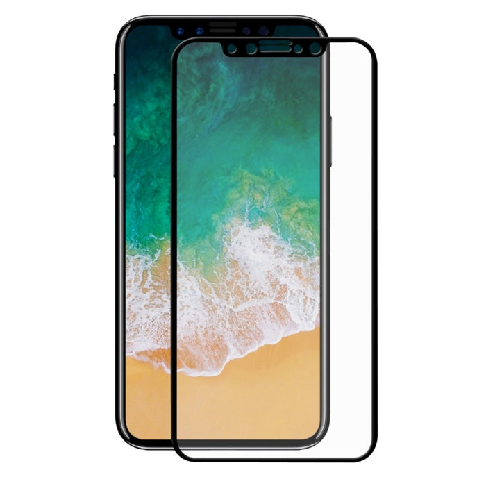 Para iPhone X ENKAY Hat-Prince 0,26 mm 9H Dureza superficial 2.5D Película de pantalla de vidrio templado de pantalla completa a prueba de explosiones