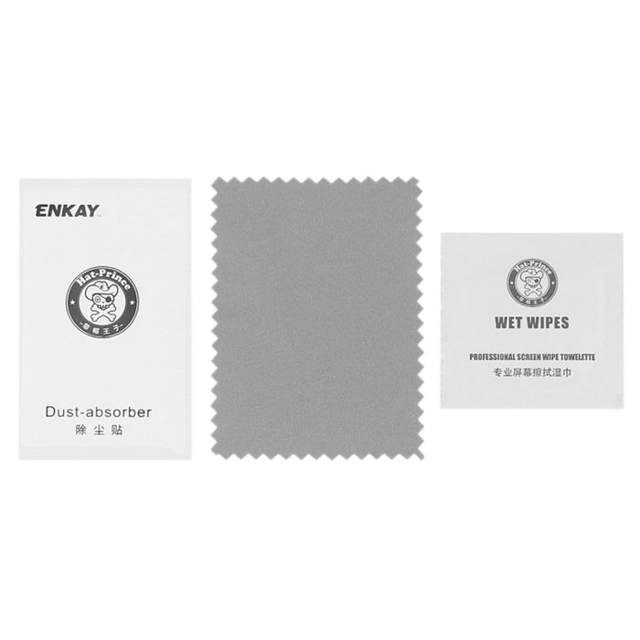 Para iPhone X ENKAY Hat-Prince 0,26 mm 9H Dureza superficial 2.5D Película de pantalla de vidrio templado de pantalla completa a prueba de explosiones