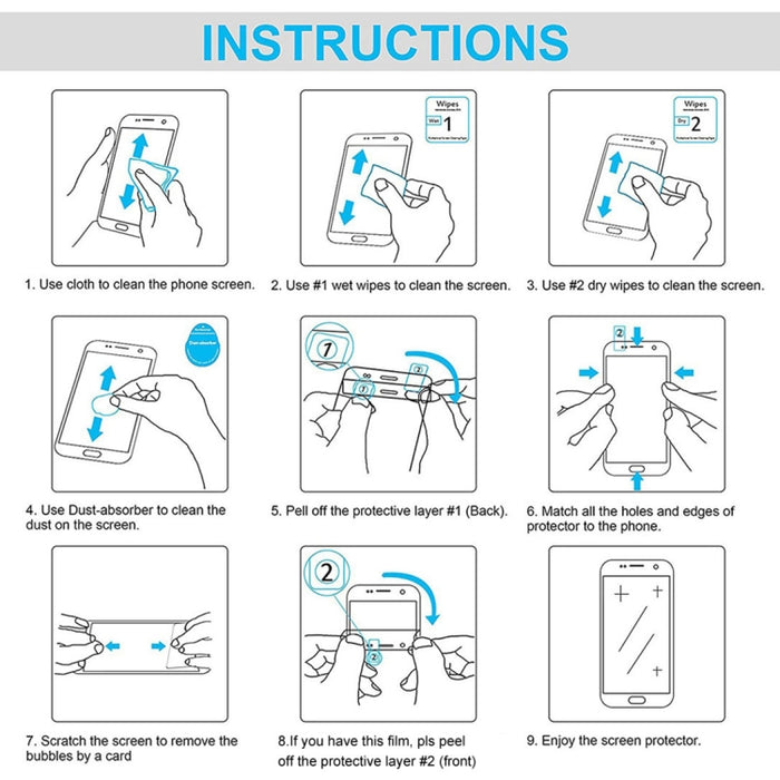Para iPhone 11 Pro / XS / X Dureza superficial Película de pantalla de vidrio templado de pantalla no completa a prueba de explosiones