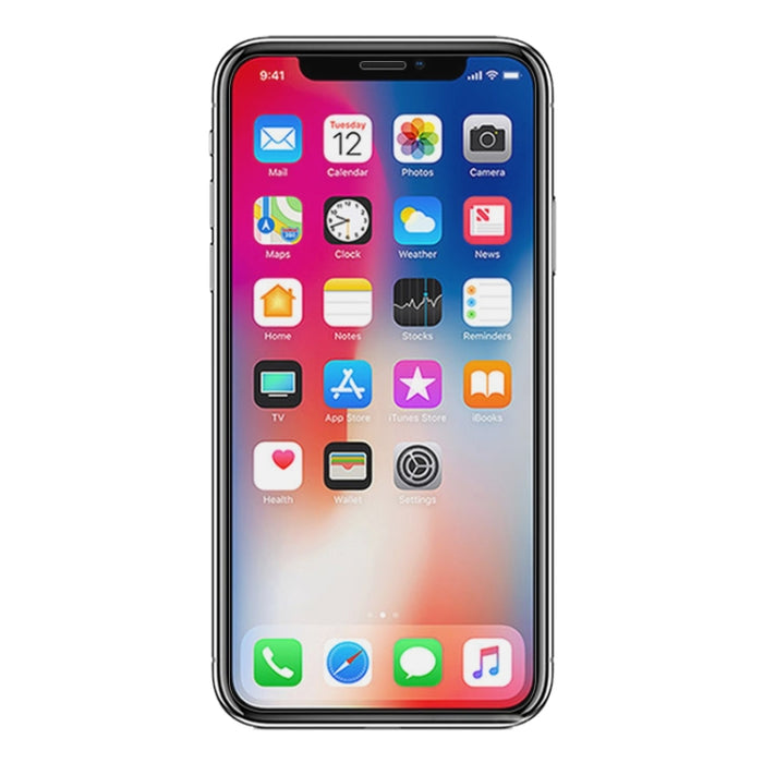 Para iPhone 11 Pro / XS / X 50 piezas 0,26 mm 9H Dureza superficial Película de pantalla de vidrio templado de pantalla no completa a prueba de explosiones