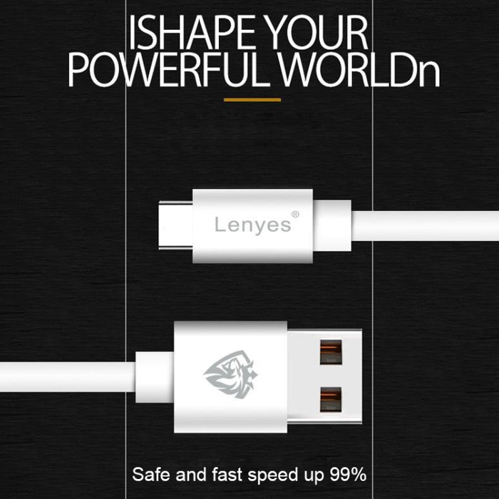 Lenyes LC701 1,5 m 2,4 A salida USB a cable de carga rápida de sincronización de datos de PVC de 8 pines