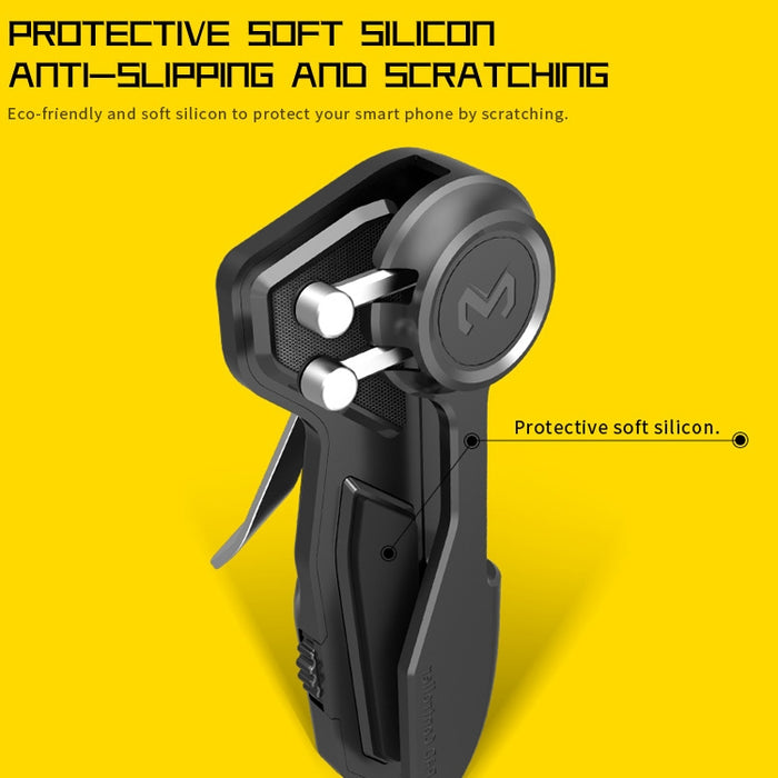 MeMo AKpad6K Snap-on Six Finger Linkage Trigger Controlador de juego de disparos de imitación para Tablet PC, un par