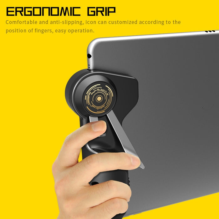 MeMo AKpad6K Snap-on Six Finger Linkage Trigger Controlador de juego de disparos de imitación para Tablet PC, un par