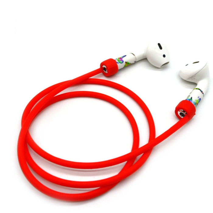Cuerda antipérdida + Funda de silicona + Hebilla para colgar auriculares + Funda para tapones para los oídos Juego de fundas para auriculares inalámbricos Bluetooth para Apple AirPods 1/2