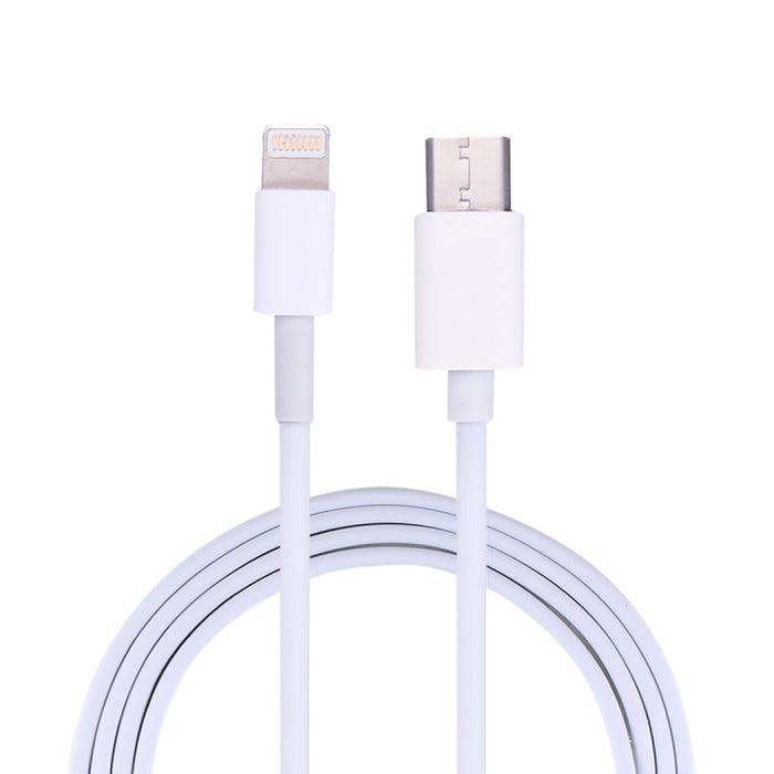 Cable de datos USB-C / Type-C a 8 pines de 1 m, longitud: 1 m