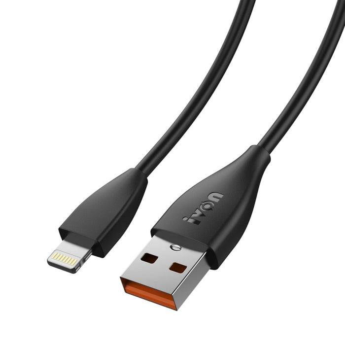 Cable de datos de carga rápida IVON CA87 USB a TPE de 8 pines, longitud del cable: 1 m