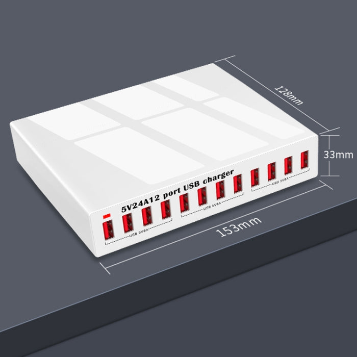 WLX-X6 120W 12 en 1 Estación de carga USB inteligente multifunción