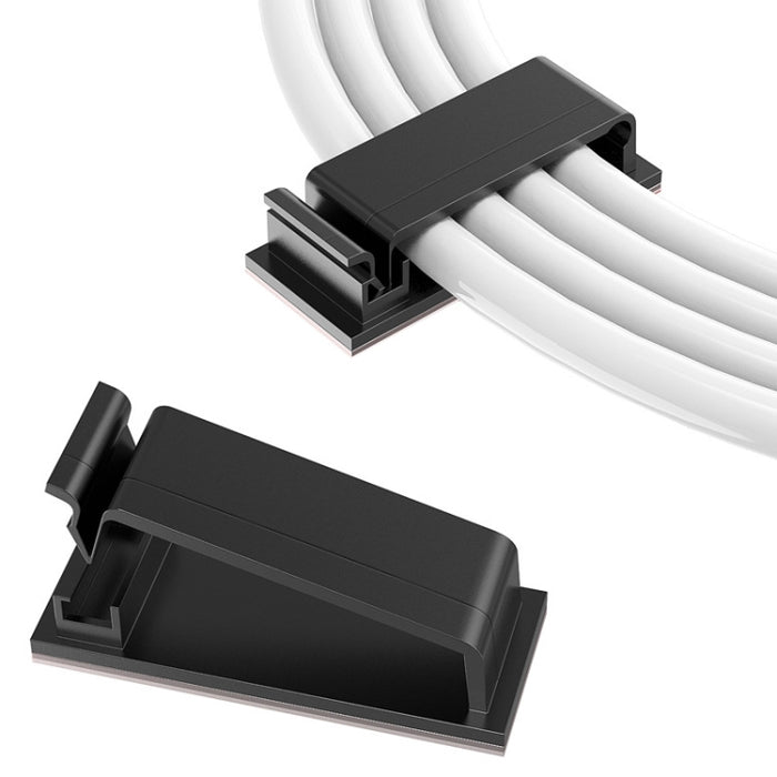 HG2613 Clip de fijación del organizador de cables de datos de escritorio de 20 piezas