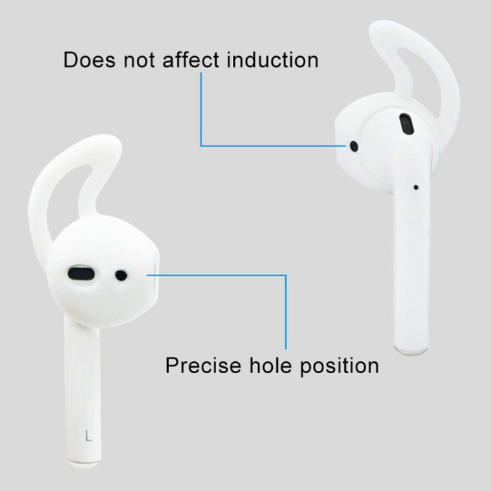 Auriculares inalámbricos con Bluetooth, tapones para los oídos de silicona para Apple AirPods