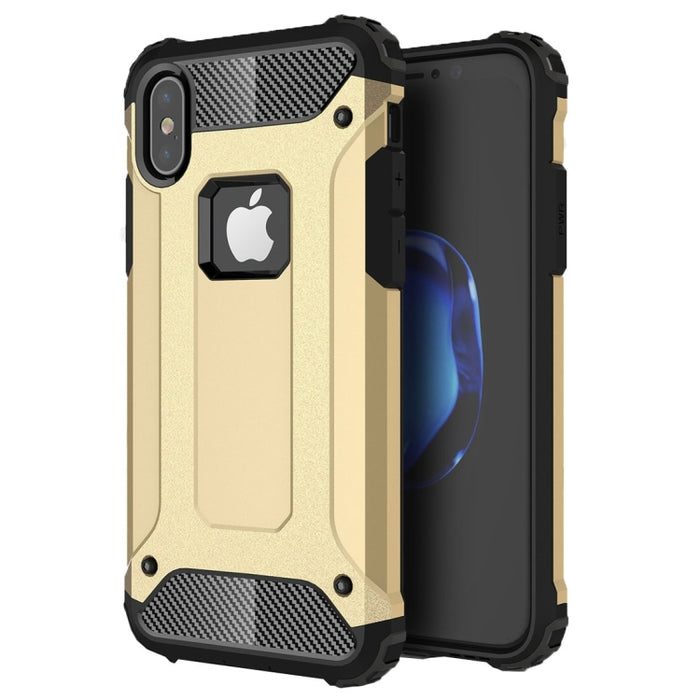 Para iPhone X / XS Magic Armor TPU + Estuche combinado para PC