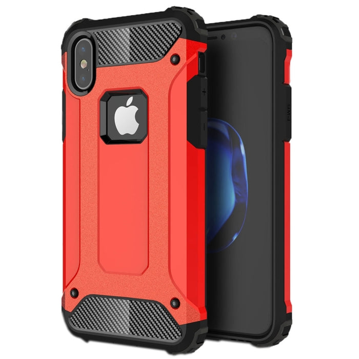 Para iPhone X / XS Magic Armor TPU + Estuche combinado para PC