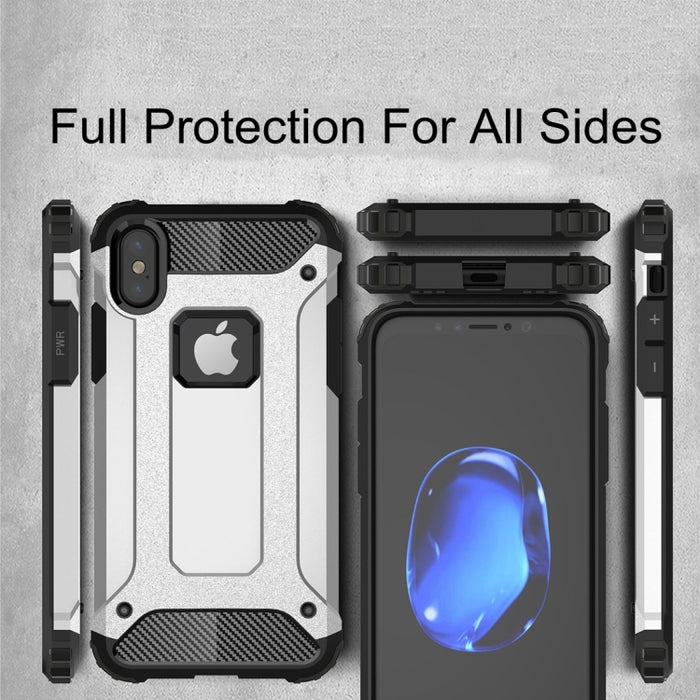 Para iPhone X / XS Magic Armor TPU + Estuche combinado para PC