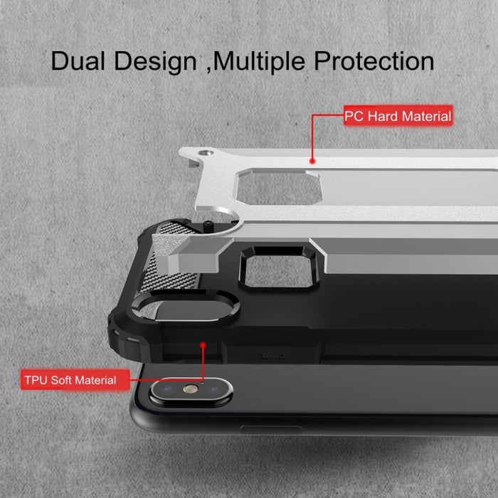 Para iPhone X / XS Magic Armor TPU + Estuche combinado para PC
