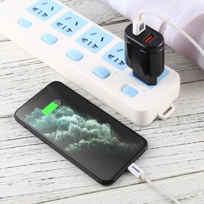Cargador de viaje con dos puertos USB LZ-022 5V 2.4A, enchufe de la UE