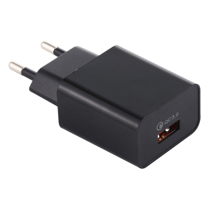 Cargador de viaje con puerto USB único LZ-706 QC3.0, enchufe UE