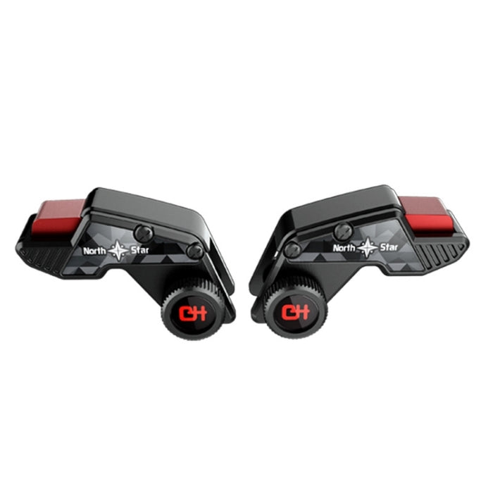 Controlador de juego de disparos con botón auxiliar físico de metal S8 Eating Chicken, 1 par