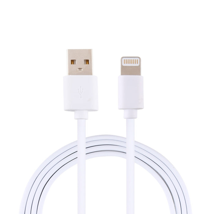 Cable de carga de plástico de inyección de interfaz macho de 2 A USB macho a macho de 8 pines, longitud: 1,5 m