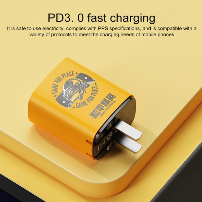ROCK T42 PD 20W USB + TypeC / USB-C Cargador de viaje de carga rápida de dos puertos, enchufe de EE. UU.