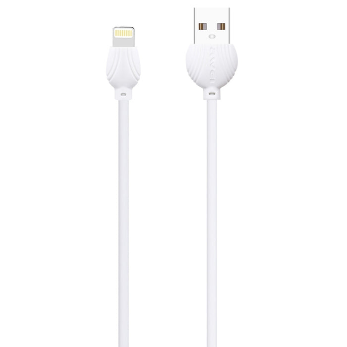 awei CL-63 2.5A Cable de datos de aleación de aluminio de carga + transmisión de 8 pines, longitud: 1 m