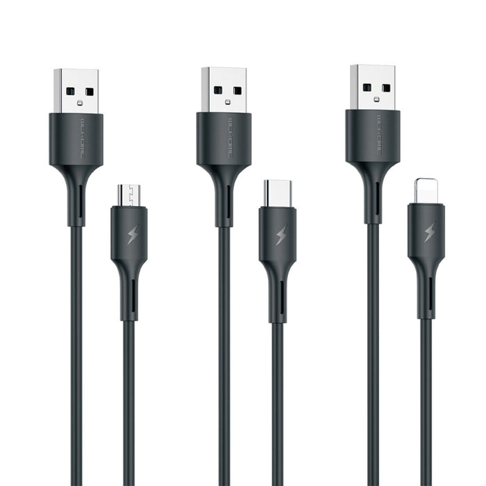 WK WDC-136 Cable de datos de carga rápida USB a 8 pines 3A