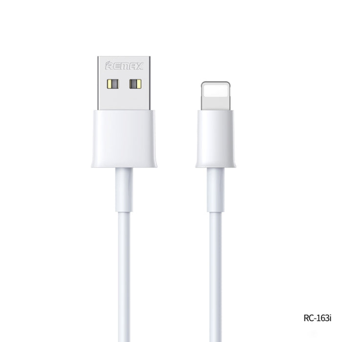 Cable de datos profesional de carga rápida Remax RC-163i 2.1A de 8 pines, longitud: 1 m