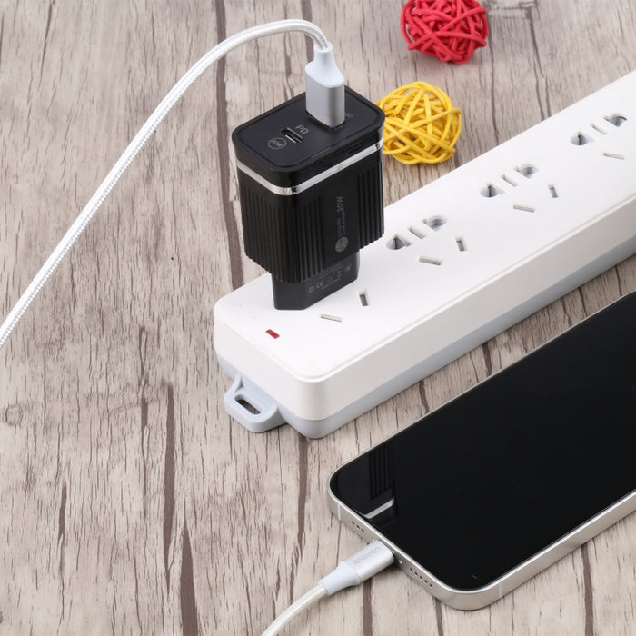 Cargador rápido multifunción USB 46-A2C2 20W PD + QC3.0, enchufe de la UE