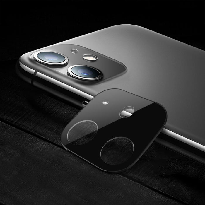 Para iPhone 11 Película de vidrio templado protector de lente de cámara de aleación de titanio