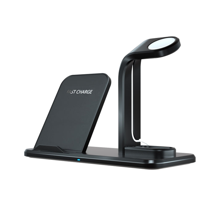 N35 Cargador inalámbrico rápido de diseño separado 3 en 1 para iPhone, Apple Watch, AirPods
