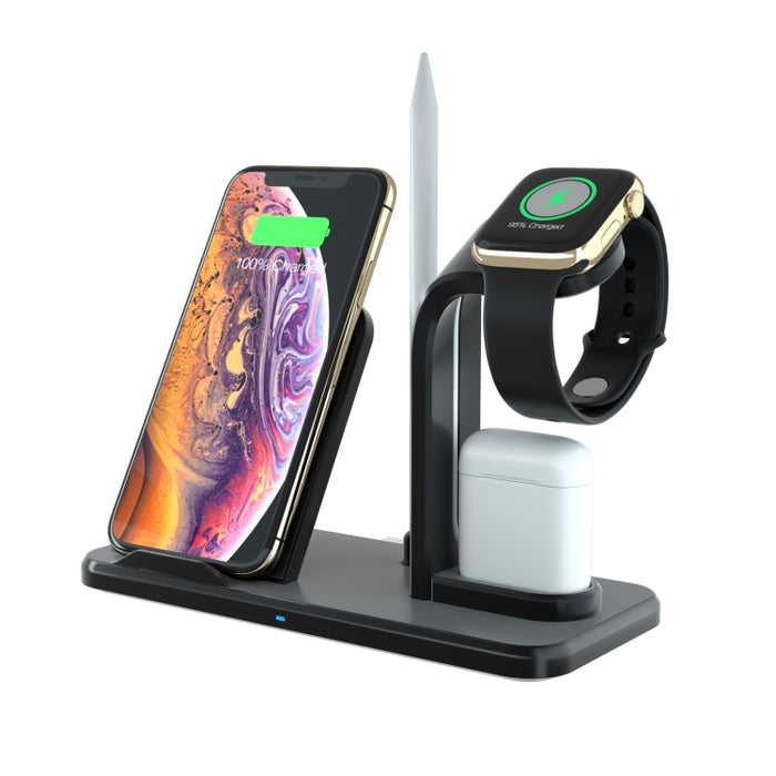 N35 Cargador inalámbrico rápido de diseño separado 3 en 1 para iPhone, Apple Watch, AirPods