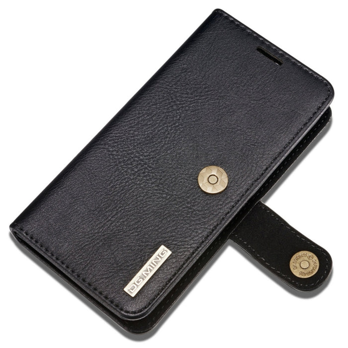 DG.MING para iPhone 8 Plus y iPhone 7 Plus Funda protectora magnética desmontable con tapa horizontal con textura Crazy Horse con soporte, ranuras para tarjetas y billetera