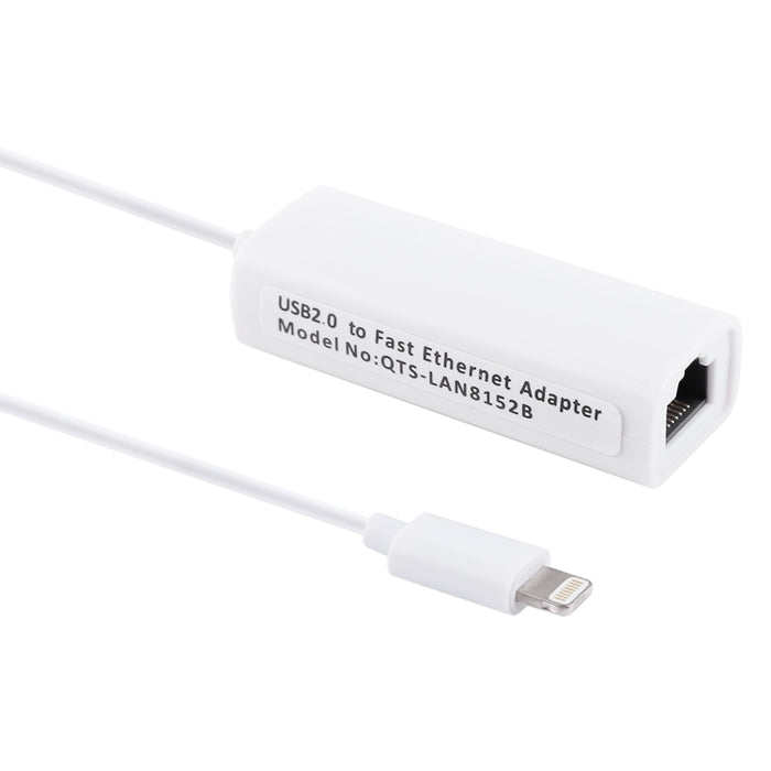 QTS-LAN8152B Cable adaptador de red LAN Ethernet de 1m y 8 pines a RJ45