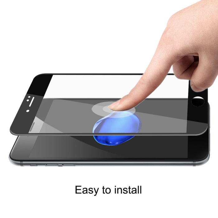 ENKAY Hat-Prince 0,26 mm 9H Dureza superficial 6D Película de vidrio templado de pantalla completa con borde curvo para iPhone 7 Plus y 8 Plus