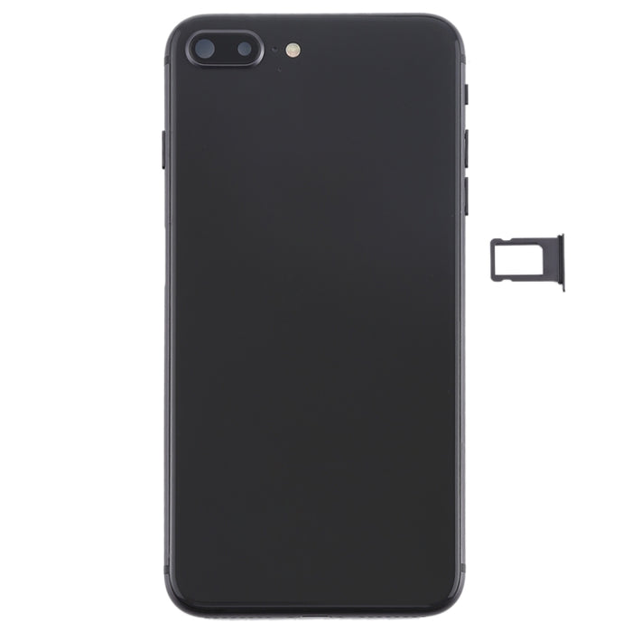 Conjunto de cubierta trasera de batería con teclas laterales, vibrador, altavoz, timbre, botón de encendido, botón de volumen, cable flexible y bandeja para tarjetas para iPhone 8 Plus, For iPhone 8 Plus, For iPhone 8 Plus (Full Assembly)