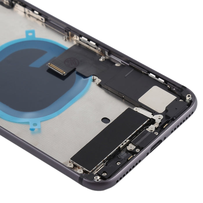 Conjunto de cubierta trasera de batería con teclas laterales, vibrador, altavoz, timbre, botón de encendido, botón de volumen, cable flexible y bandeja para tarjetas para iPhone 8 Plus, For iPhone 8 Plus, For iPhone 8 Plus (Full Assembly)