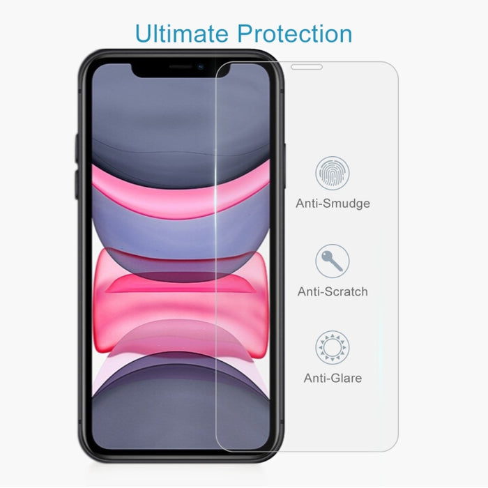Para iPhone 11 / XR 0,26 mm 9H 2.5D Película de vidrio templado