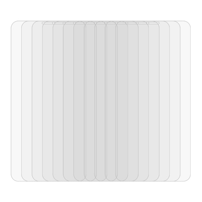 Para iPhone 11 / XR 10 piezas 0,26 mm 9H 2.5D Película de vidrio templado