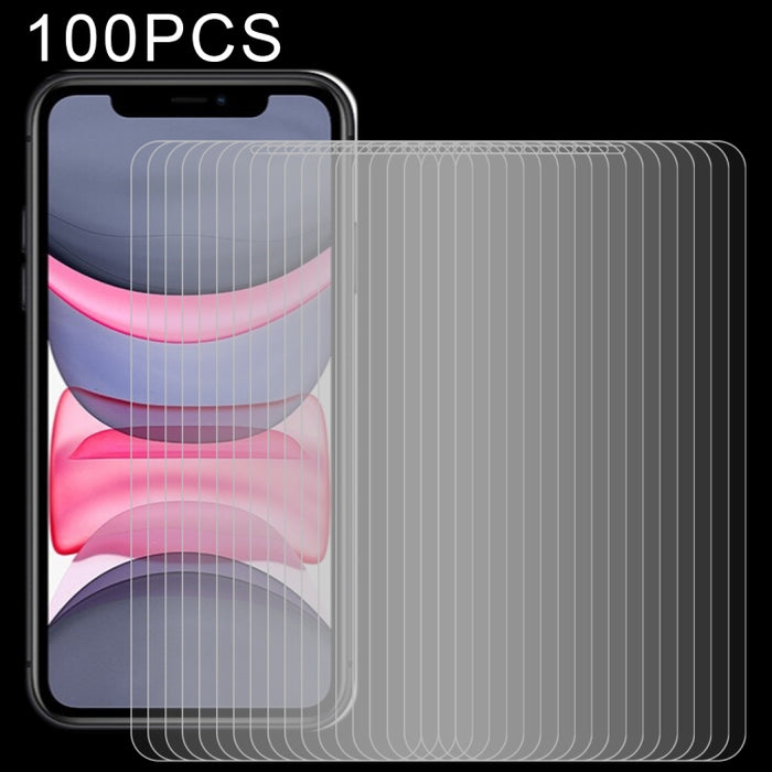 Para iPhone 11 / XR 100 piezas 0,26 mm 9H 2.5D Película de vidrio templado