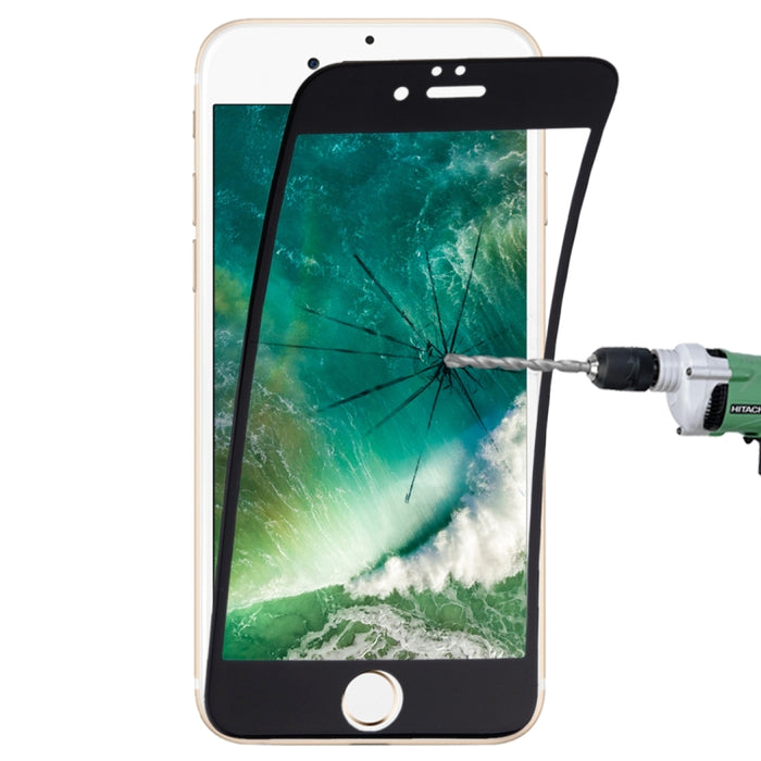 Película de vidrio templado de fibra flexible de pantalla completa 9H de 0,1 mm para iPhone 8 Plus y 7 Plus