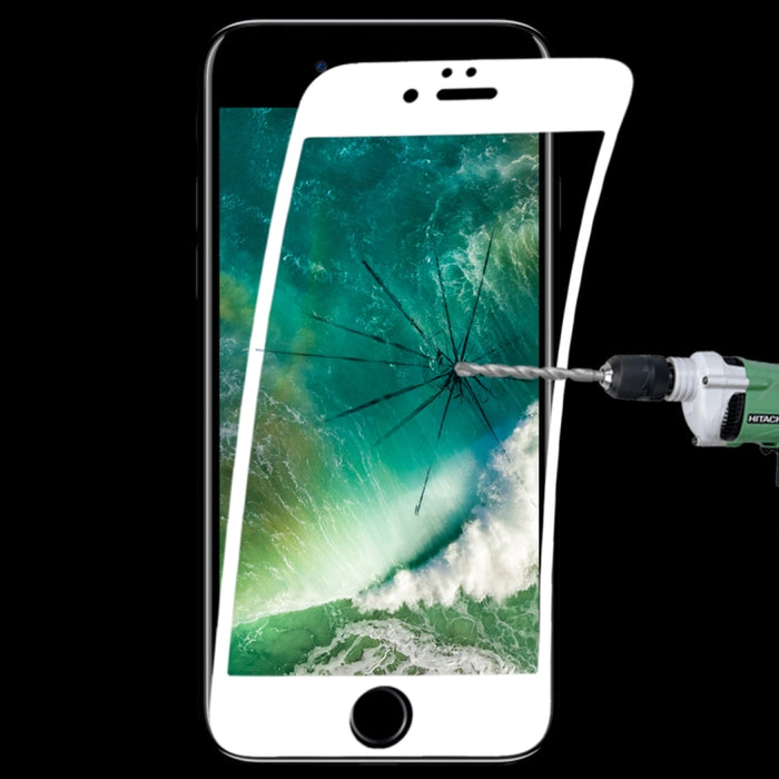 Película de vidrio templado de fibra flexible de pantalla completa 9H de 0,1 mm para iPhone 8 Plus y 7 Plus