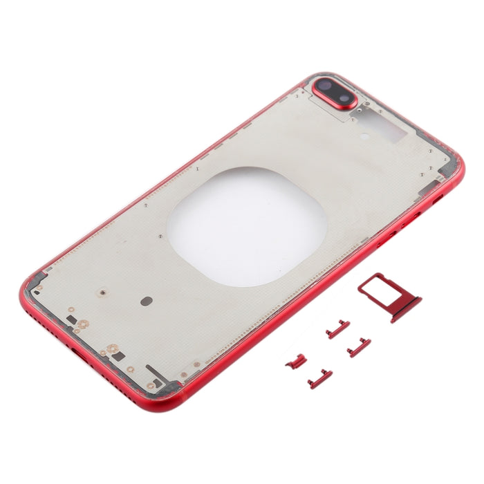 Contraportada transparente con lente de cámara, bandeja para tarjeta SIM y teclas laterales para iPhone 8 Plus, For iPhone 8 Plus (Transparent Back), For iPhone 8 Plus (Transparent White), For iPhone 8 Plus(Transparent Gold)                            ...