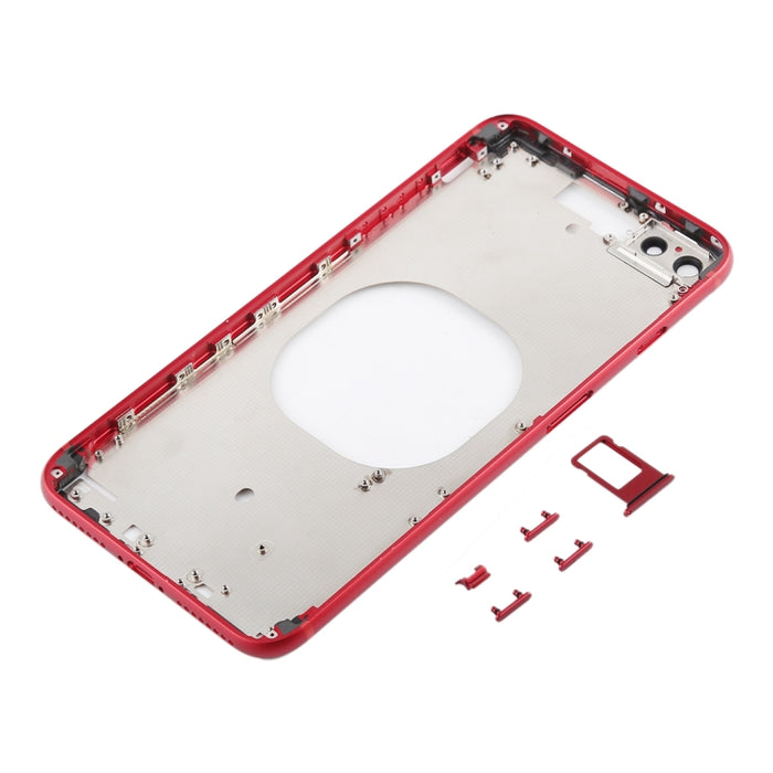 Contraportada transparente con lente de cámara, bandeja para tarjeta SIM y teclas laterales para iPhone 8 Plus, For iPhone 8 Plus (Transparent Back), For iPhone 8 Plus (Transparent White), For iPhone 8 Plus(Transparent Gold)                            ...