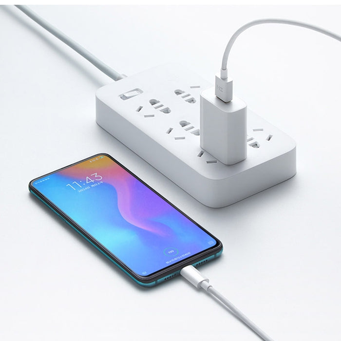 Adaptador de cargador de pared original Xiaomi 18W Cargador rápido USB de un solo puerto, enchufe de EE. UU.