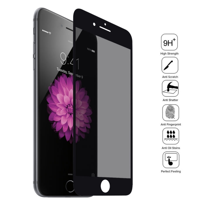 Película de vidrio templado anti-pío 9H 6D para iPhone 7 Plus