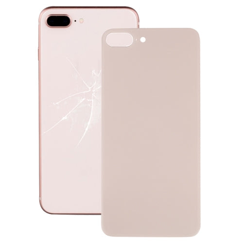 Tapa trasera de cristal con orificio para cámara grande de fácil reemplazo con adhesivo para iPhone 8 Plus, For iPhone 8 Plus (No Disassemble), For iPhone 8 Plus (Not Disassemble)