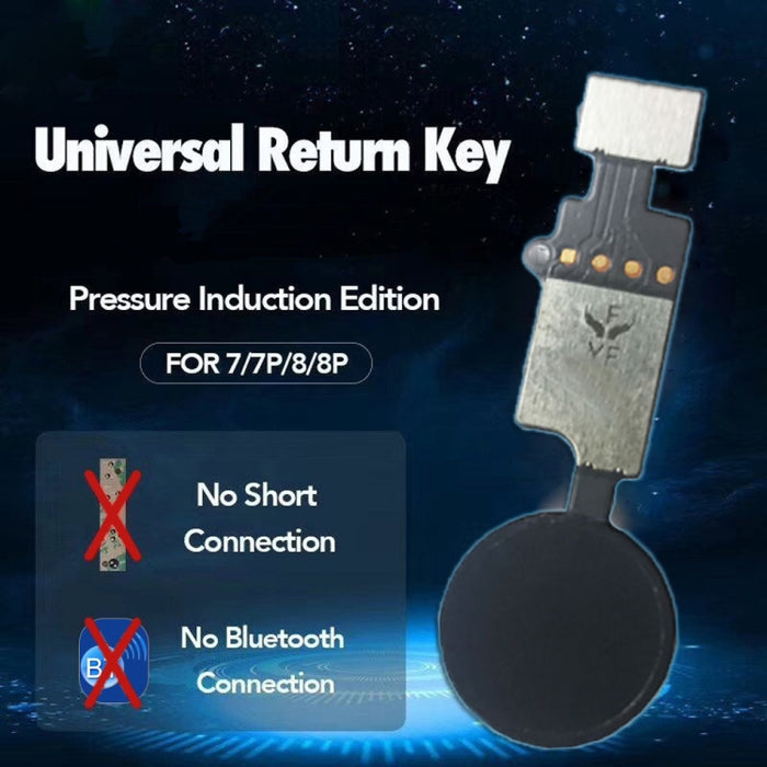 Botón de inicio (tercero) con cable flexible (no compatible con identificación de huellas dactilares) para iPhone 8 Plus / 7 Plus / 8/7, 3rd For iPhone 8 Plus / 7 Plus / 8 / 7, 3rd for iPhone 8 Plus / 7 Plus / 8 / 7