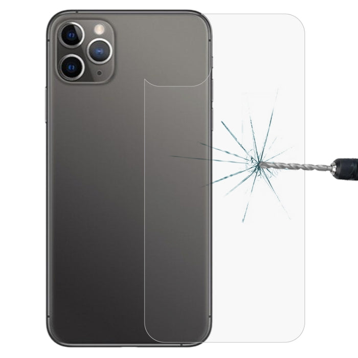 Para iPhone 11 Pro 9H 2.5D Media pantalla Película de vidrio templado transparente para teléfono móvil Película trasera