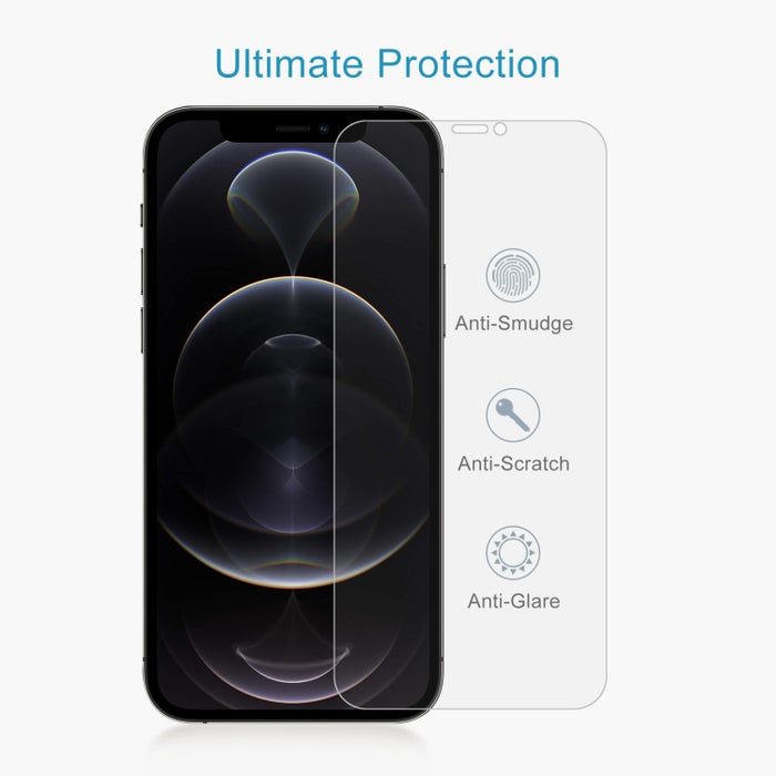 Para iPhone 12 Pro Max 10 piezas 0,26 mm 9H 2.5D Película de vidrio templado (agujero abierto)